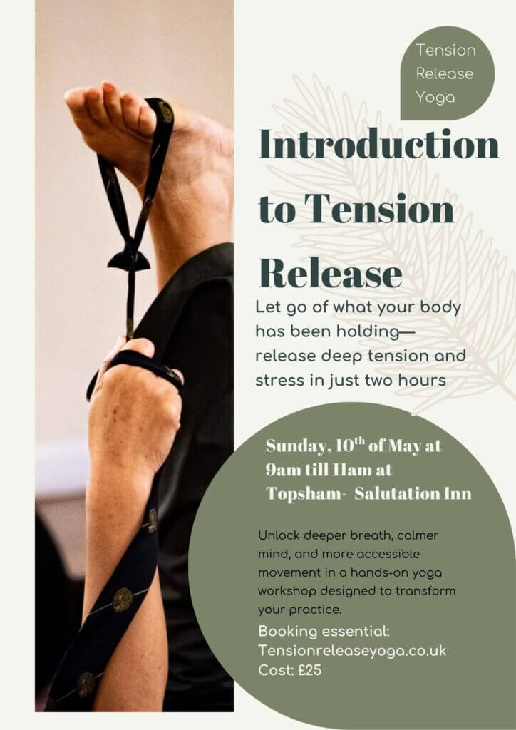 Introduction to Tension Release Yoga event poster