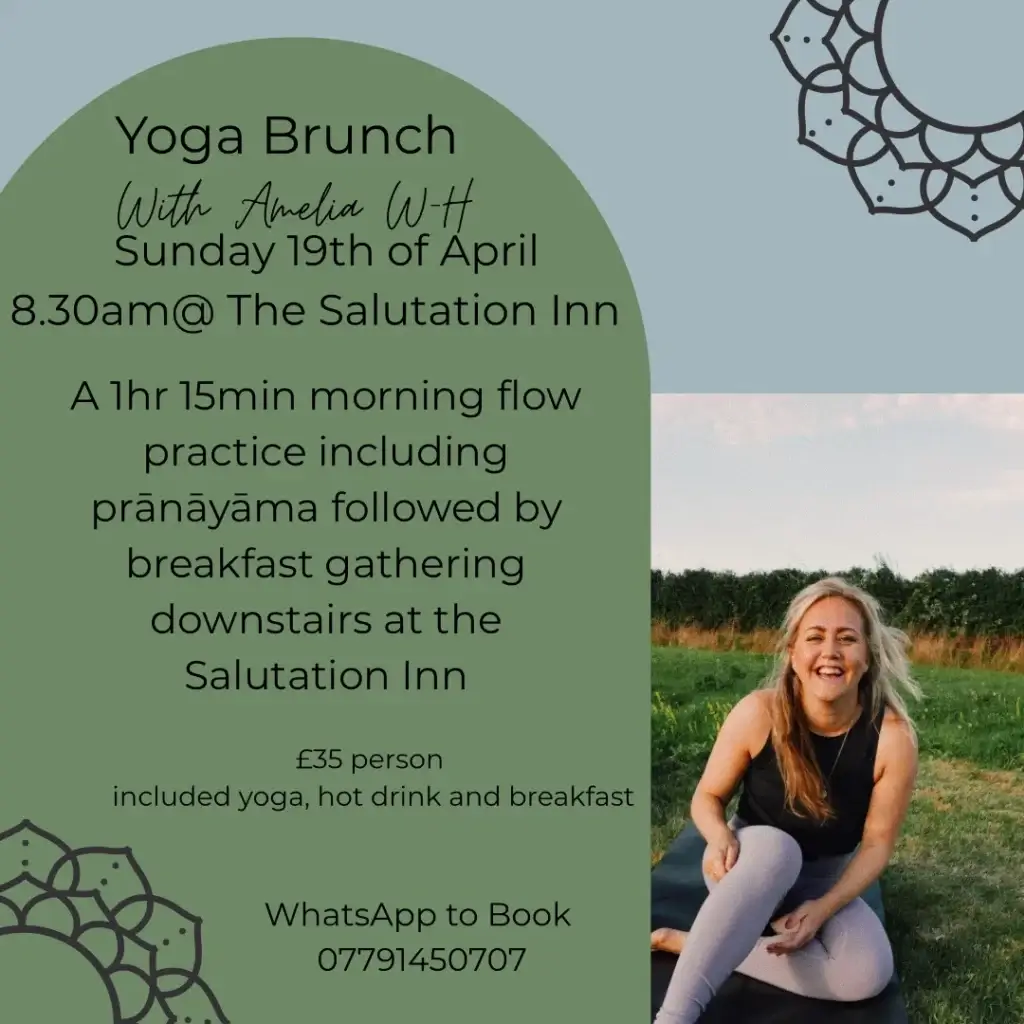 Yoga Brunch – NOW FULLY BOOKED event poster